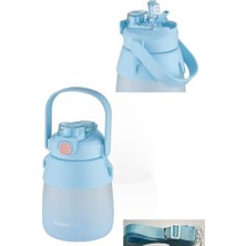 Die Grup Vagonlife 1000ML Askılı Tek Kapak Çift Kullanım Pipetli/pipetsiz Kullanım Softtouch Su MATARASI,79711486960602