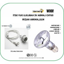 Die Grup Kızılötesi Isıtıcı Lamba ve Kablolu Duy Seti, 100 Watt