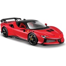 Die Grup - Ferrari SF90 Xx Stradale, Araba Diecast 1:24, Detay Supercar Replica Kapı ve Kutulu, Ferrari Lisansı, Yaş 3+ Yaş
