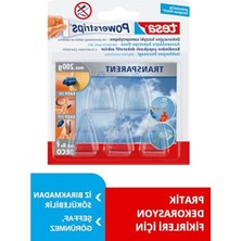 Die Grup Şeffaf Askı, 5 Adet, Çıkarılabilir ve Pratik