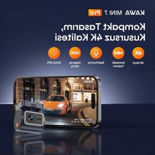 Die Grup Mini Araç Kamerası 4K Ultra Hd Hdr, Gps ve Wi-Fi Özellikli