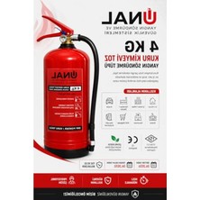 Die Grup 4 kg Kuru Kimyevi Toz Yangın Söndürme Tüpü, Abc Sınıfı