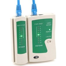 Die Grup RJ11 RJ45 Kablo Tester Cihazı, Cat5/6/7/8 Uyumlu Hızlı Bağlantı Tespiti Için LED Göstergeli