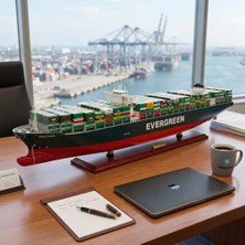 Veronese Koleksiyon Evergreen Kargo Gemisi Lojistik Gemi Tanker 100CM
