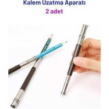 Die Grup Kurşun Kalem Uzatıcı 2 Adet, Kurşun Kalem Tutucu Aparat Siyah