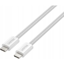 Odea Unıtek Type-C Manyetik Hızlı Şarj Kablosu Beyaz (C14141AWH01-1M)