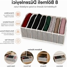 Die Grup Akordiyon Çekmece Düzenleyici, 30X39X14 cm Katlanabilir Kumaş Organizer