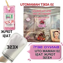 Die Grup Hamam Otu Tüy Dökücü Seti, Kesesi ve Topuk Taşı ile