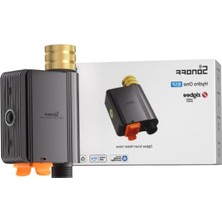 Die Grup Swv-Zfe Hydro One Zigbee Akıllı Yağmurlama Zamanlayıcı, Pirinç Giriş, Hava Koşullarına Uyarlanabilir Planlama Sulama Zamanlayıcı, Bahçe ve Çim Için Akış Ölçerli, Alexa, Google Home, Smartthings