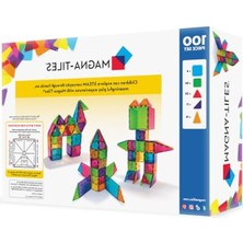Aydogan's 100 Parçalı Manyetik 3D Yapı Taşları Seti, Eğlenceli Öğrenme Için Renkli Tasarım