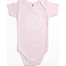 Z zepplin Three Days Grace One-X Tex Pembe Renk Bebek Body Zıbın