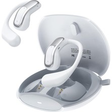 Odea Tr Jt3 Bluetooth 6.0 Open Ear Ows Kablosuz Bluetooth Kulaklık 14.2mm Sürücü Kulak Kancalı Açık Spor Kulaklığı 90 Saat Pil Ömrü Beyaz