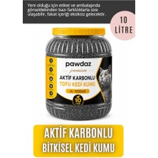 Die Grup Tofu Kedi Kumu (Aktif Karbonlu) 10 Litre - Tozsuz, Kokusuz, Topaklanan
