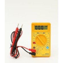 Die Grup Busstier Dijital Multimetre DT-830D, Otomatik Kapanmalı, LCD Ekranlı, Akım Voltaj Direnç Ölçer, Kapasitör Test, Diyot Transistör Ncv Özellikli, Elektrikçi El Test Cihazı, Taşınabilir Kompakt