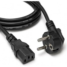 Odea Primex PX-PWR15 1.5 Metre Pc Power Supply Güç Kablosu, 3X0.75MM Full Bakır Psu Power Kablo, Bilgisayar Kasa Monitör Yazıcı Ups ve Uyumlu Elektronik Cihazlar Için Standart Güç Kablosu