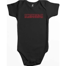 Z zepplin Scorpions Tex Red Siyah Renk Bebek Body Zıbın