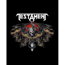 Zepplin Giyim Teastament Dark Roots Of Thrash Büyük Sırt Patch Yama