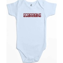 Z zepplin Scorpions Tex Red Mavi Renk Bebek Body Zıbın