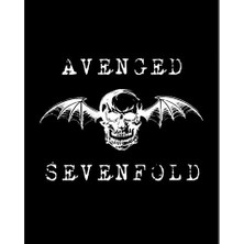Zepplin Giyim Avanged Sevenfold Skull Büyük Sırt Patch Yama