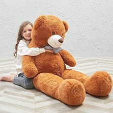 Die Grup Papyonlu 120 cm Papyonlu Peluş Ayı, Sevgiliye Özel Hediye