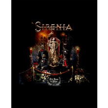Zepplin Giyim Sirenia Dim Days Of Dolor Büyük Sırt Patch Yama