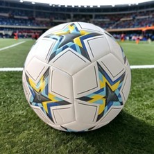 Die Grup Şampiyonlar Ligi Tasarımlı Kabartmalı Futbol Topu, Sert Zemin Için Uygun