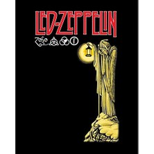 Zepplin Giyim LED Zeppelin Büyük Sırt Patch Yama