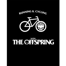 Zepplin Giyim The Offspring Running & Cycling Büyük Sırt Patch Yama