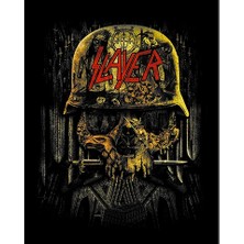 Zepplin Giyim Slayer Kuru Kafa Büyük Sırt Patch Yama