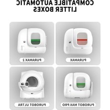 Die Grup Beyaz Akıllı Kedi Tuvaleti Basamağı
