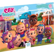 Nunu Cry Babies Magic Tears 35 Parça Çerçeveli Puzzle Çocuklar Için Eğitici Yapboz Oyunu Renkli Karakterli Aktivite Oyuncağı