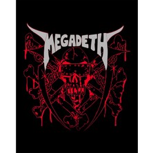 Zepplin Giyim Megadeth Killing Is My Business Büyük Sırt Patch Yama