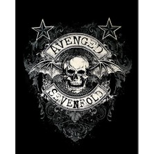Zepplin Giyim Avenged Sevenfold A7X Büyük Sırt Patch Yama