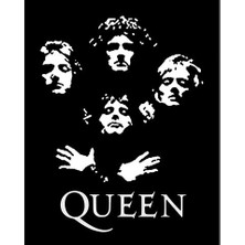 Zepplin Giyim Queen Group Büyük Sırt Patch Yama