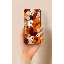 Vip Case Redmi A5 Uyumlu Sonbahar Tonu Çiçek Desenli Silikon Kılıf