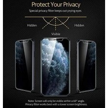 SBN - Store Heartz 7 / 7g / 8 / 8g Siyah ile Uyumlu Hayalet 6d Cam Ekran Koruyucu, 7 / 7g / 8 / 8g Siyah Privacy Ekran Koruyucu Kırılmaz