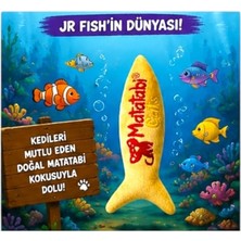 Die Grup Jr.fish Sesli, Peluş Kedi Oyuncağı 17 cm Matatabi Içerikli (Kedi Nanesi/otu Içermez)
