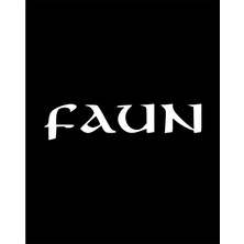 Zepplin Giyim Faun Text Logo Büyük Sırt Patch Yama