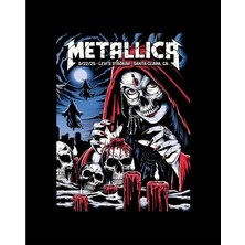 Zepplin Giyim Metallica 2025 Tour Büyük Sırt Patch Yama