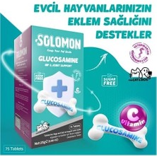 SBN - Store Solomon Glucosamine Tablet Kedi ve Köpekler Için Eklem ve Kas Sağlığı Destekleyici Glukozamin Takviye Gıda 75 Tablet