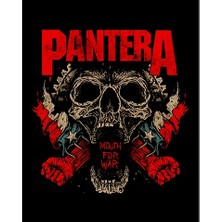 Zepplin Giyim Pantera Mouth For War Büyük Sırt Patch Yama