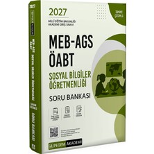 Pegem Akademi Yayıncılık 2027 MEB-AGS ÖABT Sosyal Bilgiler Öğretmenliği Soru Bankası