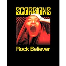 Zepplin Giyim Scorpions Rock Believer Büyük Sırt Patch Yama