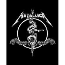 Zepplin Giyim Metallica Death Magnetic Büyük Sırt Patch Yama
