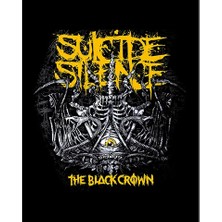 Zepplin Giyim Suicide Slience The Black Crown Büyük Sırt Patch Yama