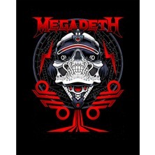 Zepplin Giyim Megadeth The Walls Are Closing Büyük Sırt Patch Yama