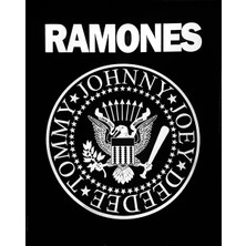 Zepplin Giyim Ramones Surfin Bird Büyük Sırt Patch Yama