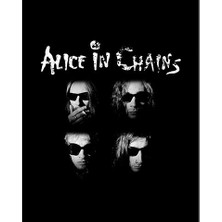 Zepplin Giyim Alice In Chains Group Büyük Sırt Patch Yama