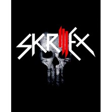 Zepplin Giyim Skrillex Punisher Büyük Sırt Patch Yama