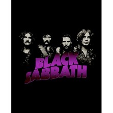 Zepplin Giyim Black Sabbath Group 2 Büyük Sırt Patch Yama